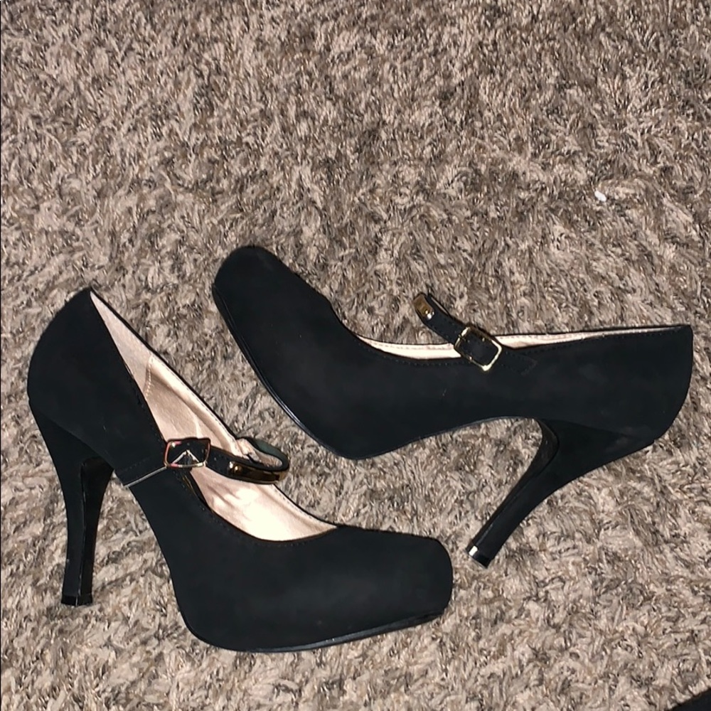 Black heels